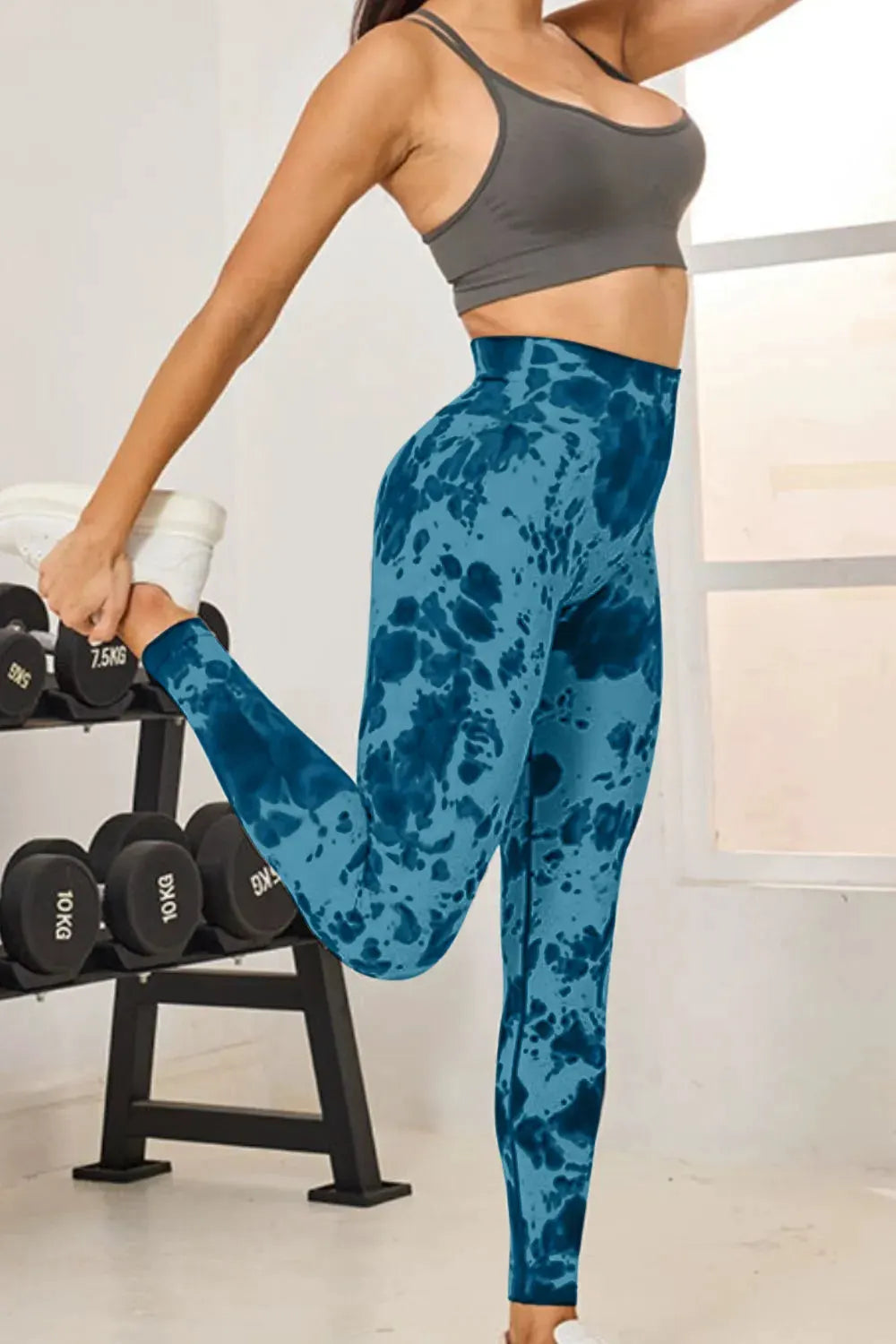 Tie-Dye High Waist Active Leggings by Partner Label