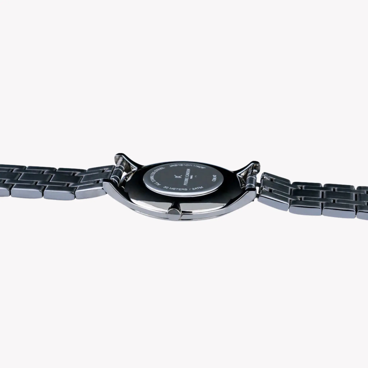 Pierre Cardin Men's Silver Stainless Steel Watch, Black Dial | Cba.4010 by PIERRE CARDIN