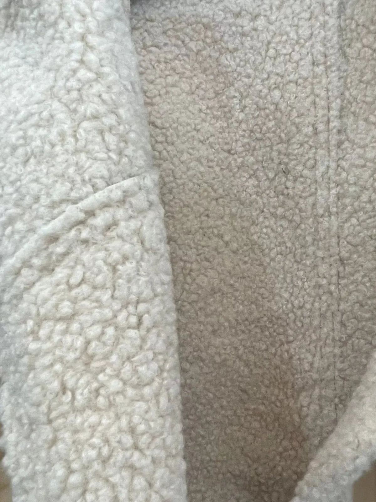 Sherpa Trim Cropped Jacket by Partner Label