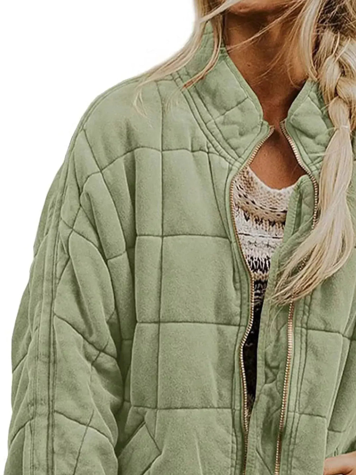 Quilted Zip Up Outerwear | Partner Labels Selection by Partner Label
