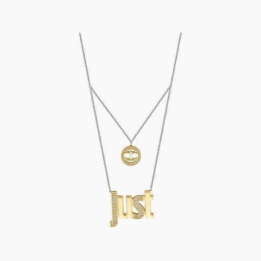 Just Cavalli Women's Silver Stainless Steel Necklace | Jcnl00600400 by JUST CAVALLI