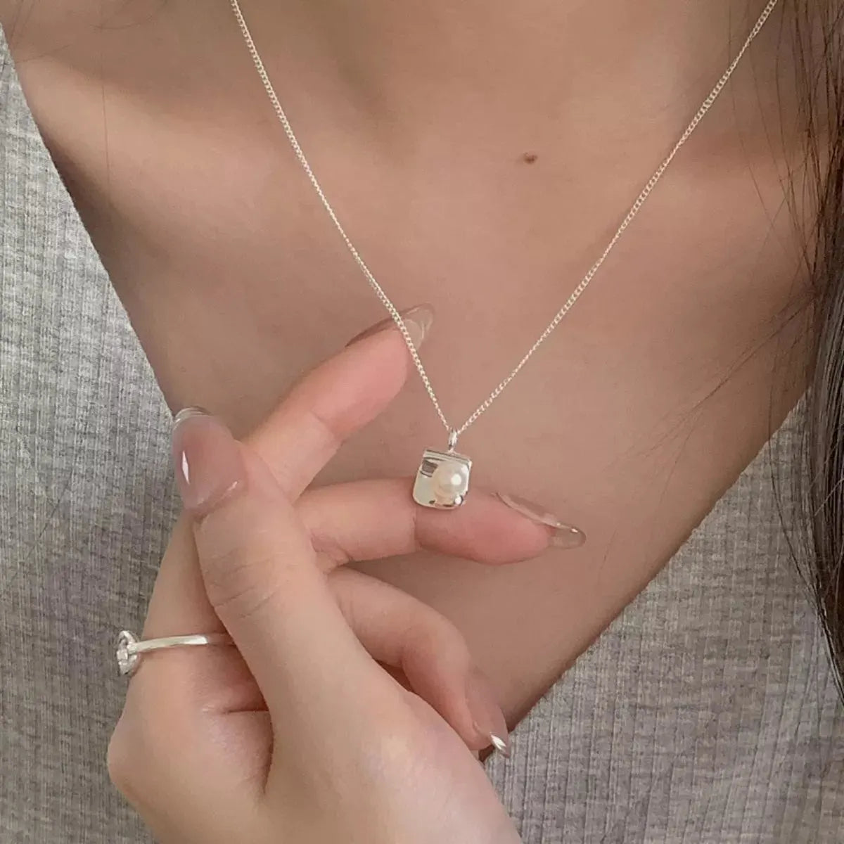 925 Sterling Silver Pendant Necklace by Partner Labels