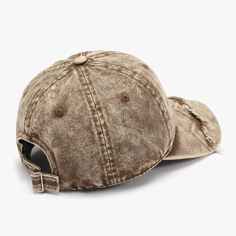 Fringe Adjustable Cotton Baseball Cap by Partner Label
