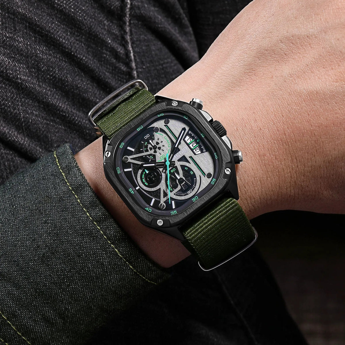 MEGIR Sports Military Watches for Men Luxury Business Casual Wristwatches Waterproof Date Clock Chronograph Reloj Hombre 2217 by MEGIR WATCH GROUP