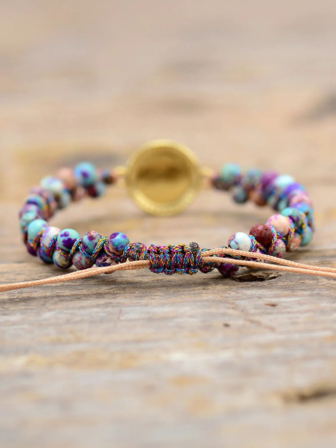 Imperial Jasper Beaded Bracelet by Partner Label