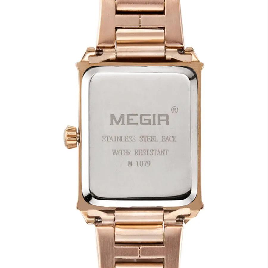 MEGIR Women Bracelet Watches Fashion Business Wristwatch for Ladies Elegant Quartz Watch Waterproof Date Clock Reloj Mujer 1079 by MEGIR WATCH GROUP