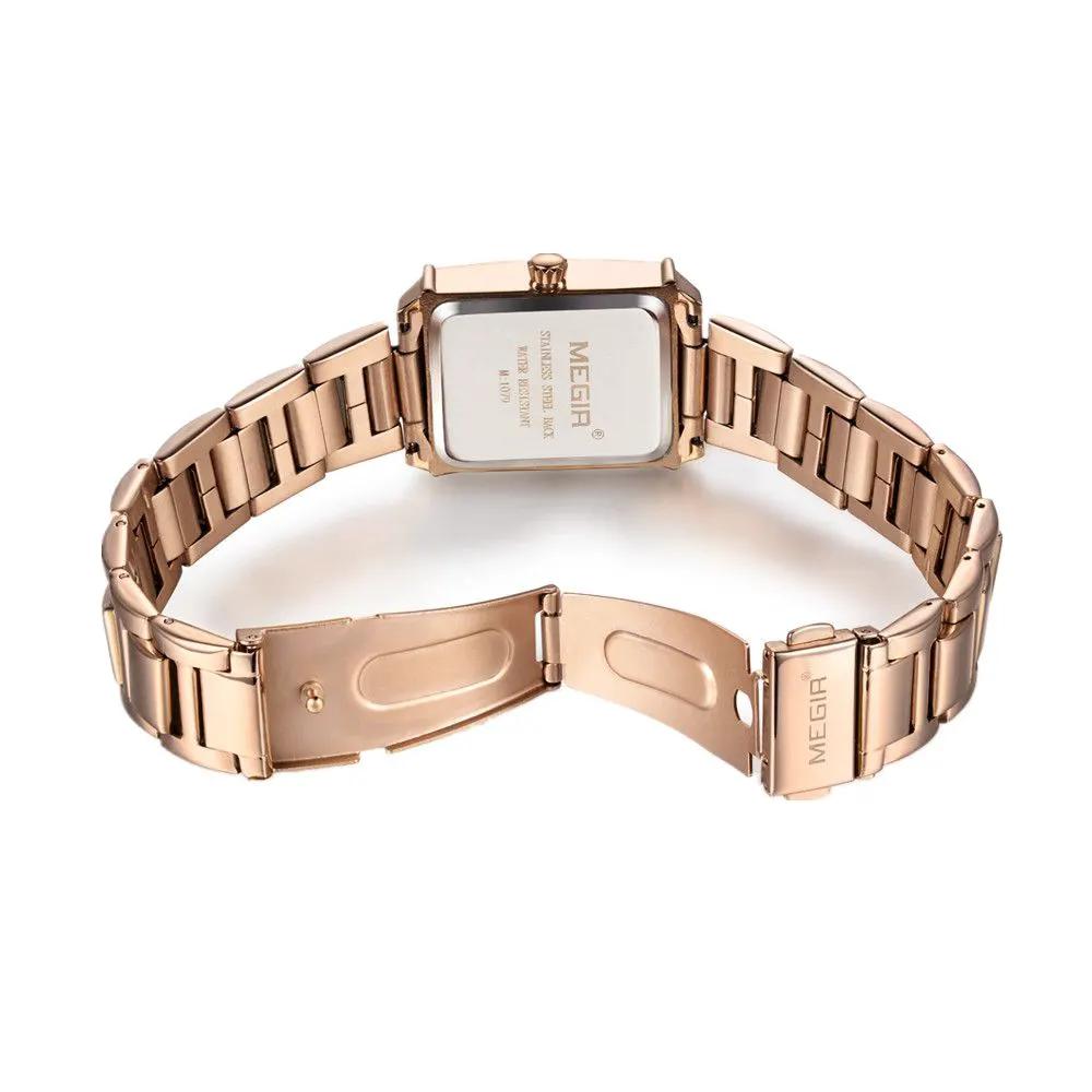 MEGIR Women Bracelet Watches Fashion Business Wristwatch for Ladies Elegant Quartz Watch Waterproof Date Clock Reloj Mujer 1079 by MEGIR WATCH GROUP