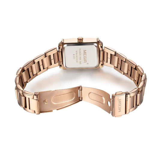 MEGIR Women Bracelet Watches Fashion Business Wristwatch for Ladies Elegant Quartz Watch Waterproof Date Clock Reloj Mujer 1079 by MEGIR WATCH GROUP