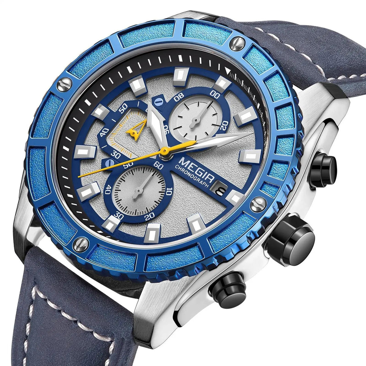 MEGIR Fashion Men's Sport Watches Waterproof Luminous Man Quartz Military Wristwatch Clock Gift for Men Relogio Masculino 2119 by MEGIR WATCH GROUP