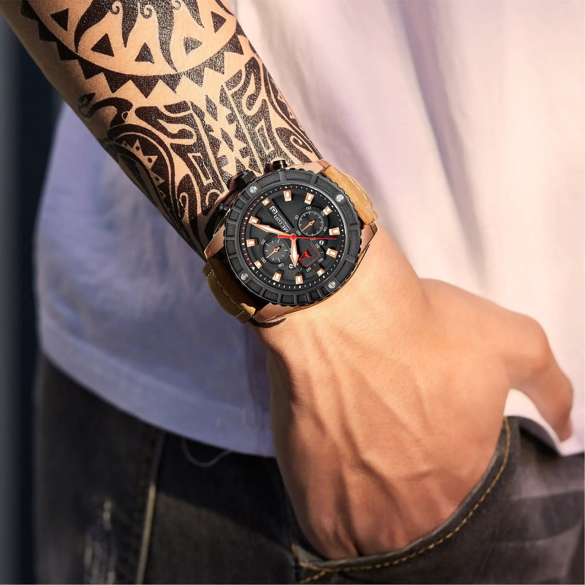MEGIR Fashion Men's Sport Watches Waterproof Luminous Man Quartz Military Wristwatch Clock Gift for Men Relogio Masculino 2119 by MEGIR WATCH GROUP