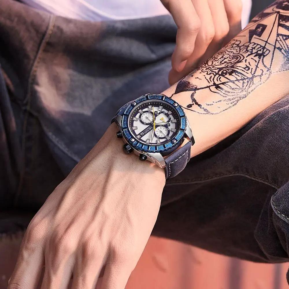 MEGIR Fashion Men's Sport Watches Waterproof Luminous Man Quartz Military Wristwatch Clock Gift for Men Relogio Masculino 2119 by MEGIR WATCH GROUP