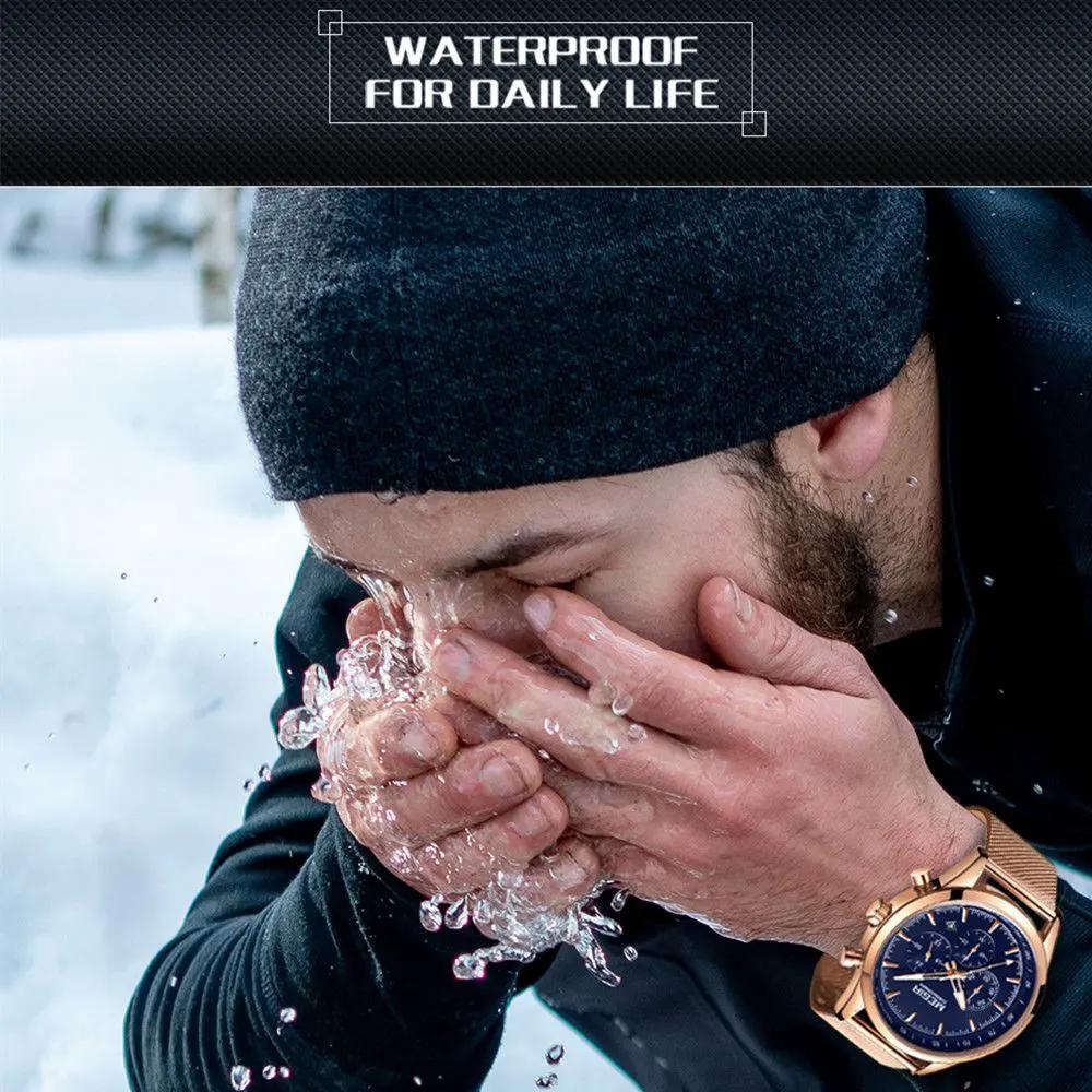 MEGIR Fashion Watch for Men Top Luxury Big Dial Business Quartz Watches Waterproof Steel Wrist Watch Clock Relogio Masculino 2153 by MEGIR WATCH GROUP
