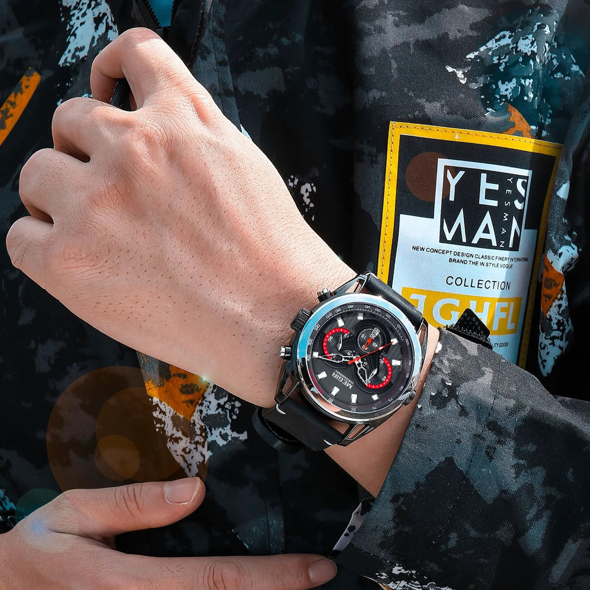 MEGIR Top Brand Luxury Men's Wrist Watch Man Luminous Waterproof Sport Men Quartz Wristwatches Relogio Masculino Dropshipping 2135 by MEGIR WATCH GROUP
