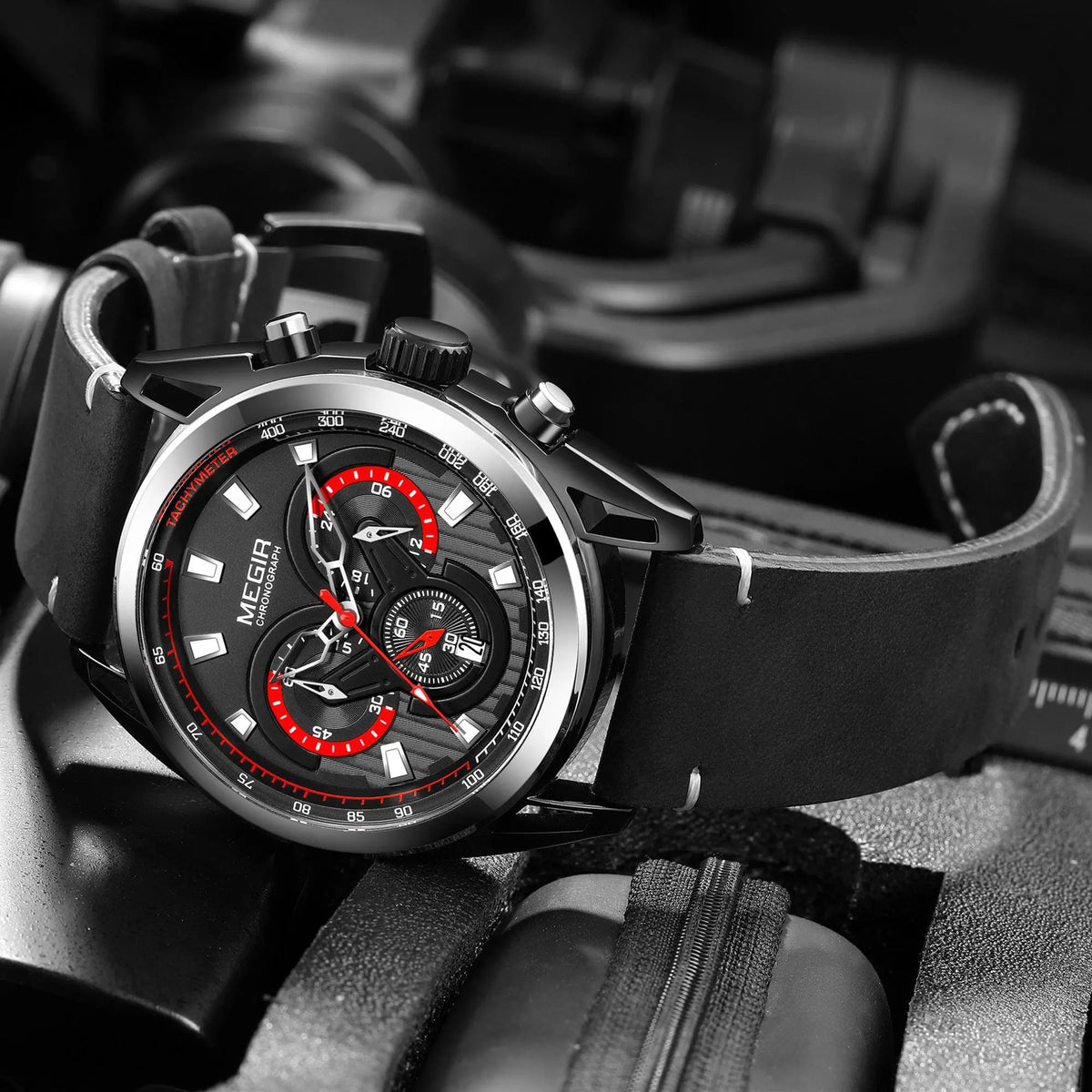 MEGIR Top Brand Luxury Men's Wrist Watch Man Luminous Waterproof Sport Men Quartz Wristwatches Relogio Masculino Dropshipping 2135 by MEGIR WATCH GROUP