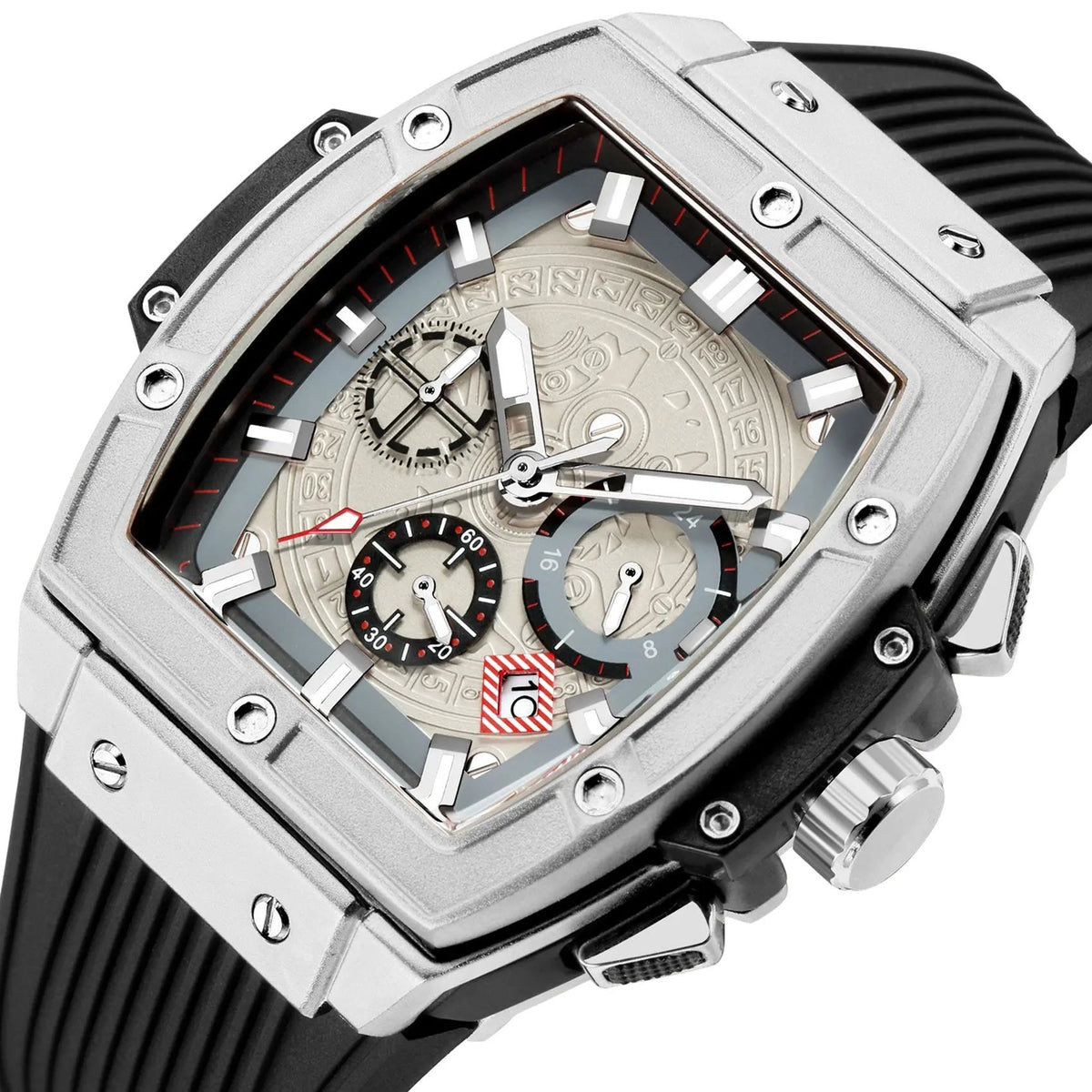 RUIMAS Watch for Men Fashion Luxury Sport Military Watches Silicone Strap Waterproof Quartz Casual Wristwatch Clock Montre Homme 333 by MEGIR WATCH GROUP