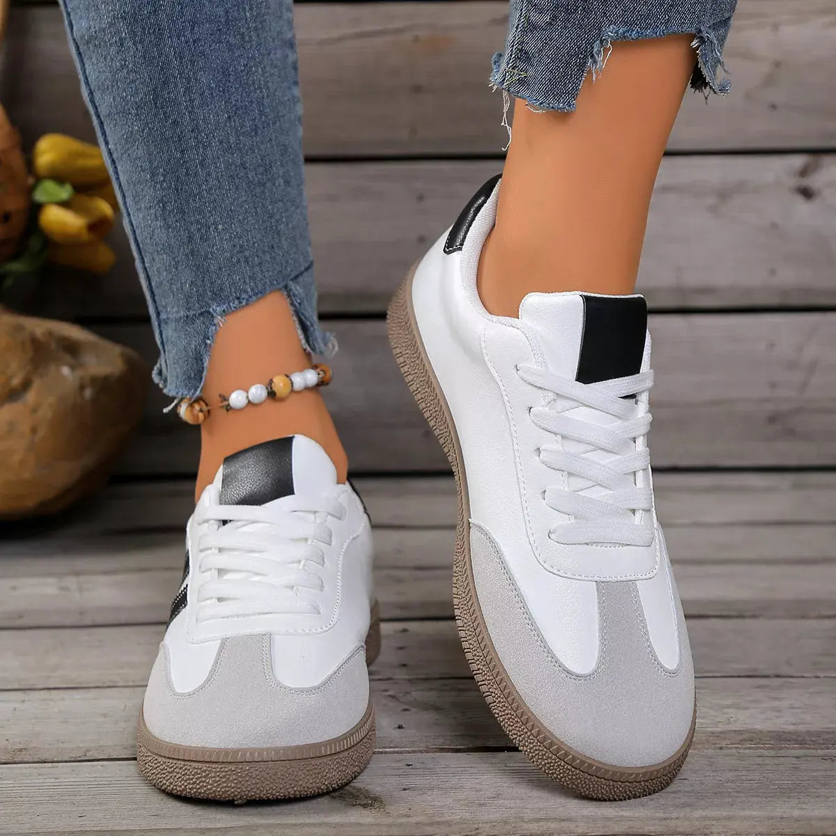 Lace Up Casual Sneakers by Partner Label