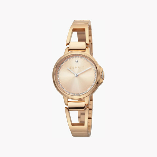 Esprit Women's Rose Gold Watch, Stainless Steel Band | Es1l170m0015 by ESPRIT