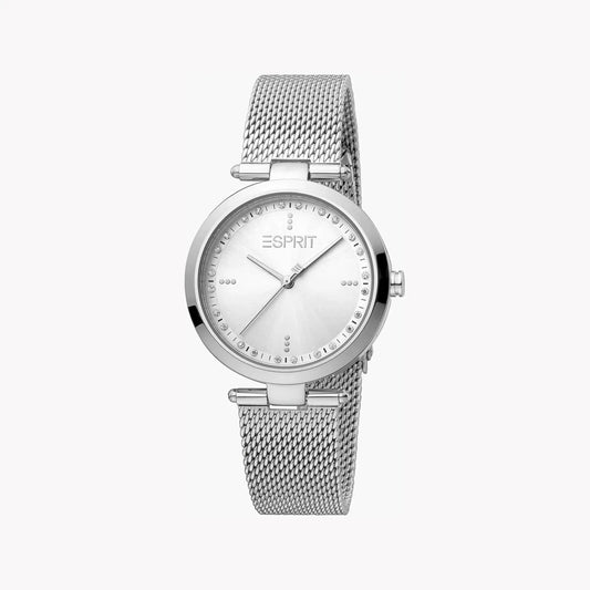 Esprit Women's Silver Stainless Steel Watch, Silver Dial | Es1l157m0035 by ESPRIT