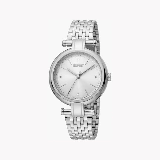 Esprit Women's Silver Stainless Steel Watch, Silver Dial | Es1l078m0015 by ESPRIT