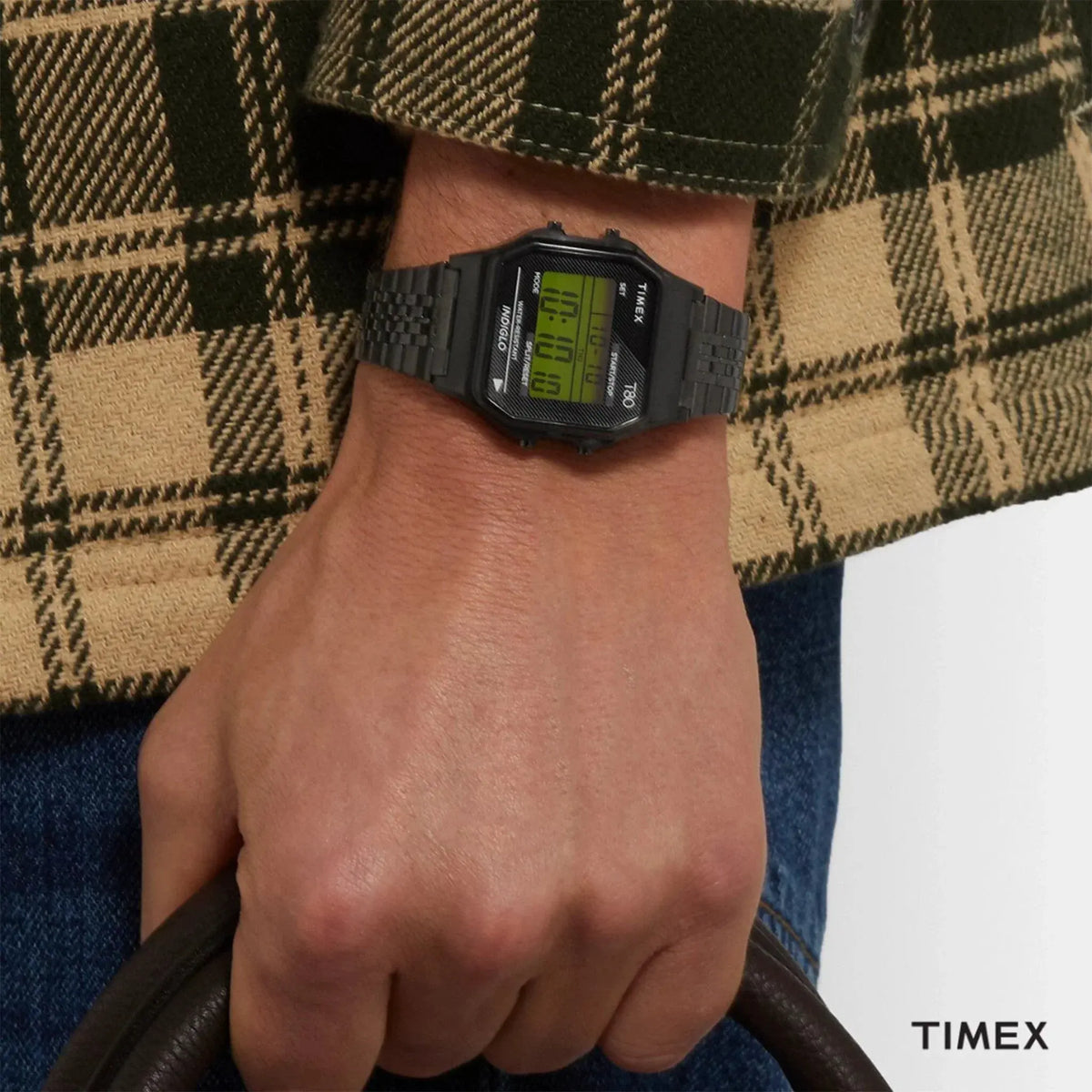 Timex Unisex Black Resin Watch, Digital Dial | Tw2r79400 by TIMEX