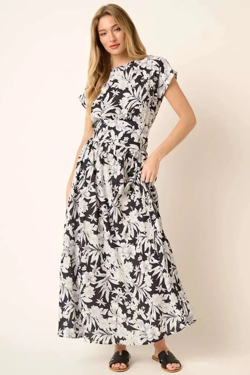 Mittoshop Tropical Print Top and Skirt Set by Mittoshop