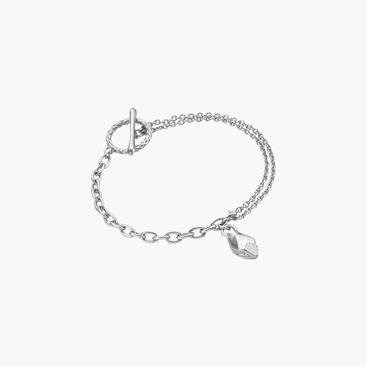 Just Cavalli Women's Silver Stainless Steel Bracelet, Silver | Jcfb00130100 by JUST CAVALLI