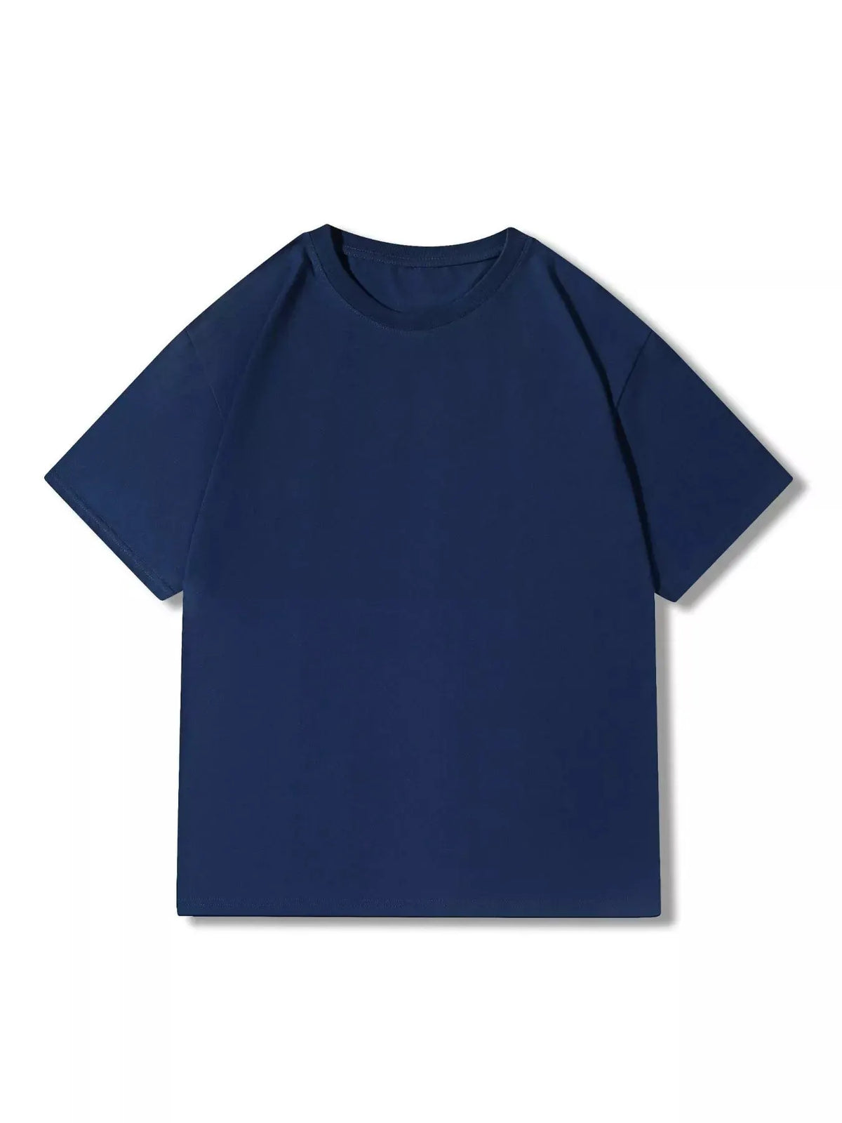 Men's Full Size Classic Crew Neck Solid Color T-Shirt Plus Size by Trendsi