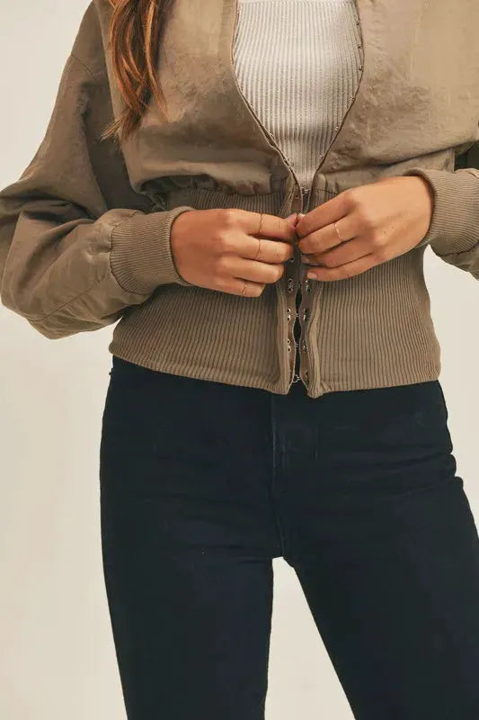 MABLE Long Sleeve Two Way Jacket by MABLE