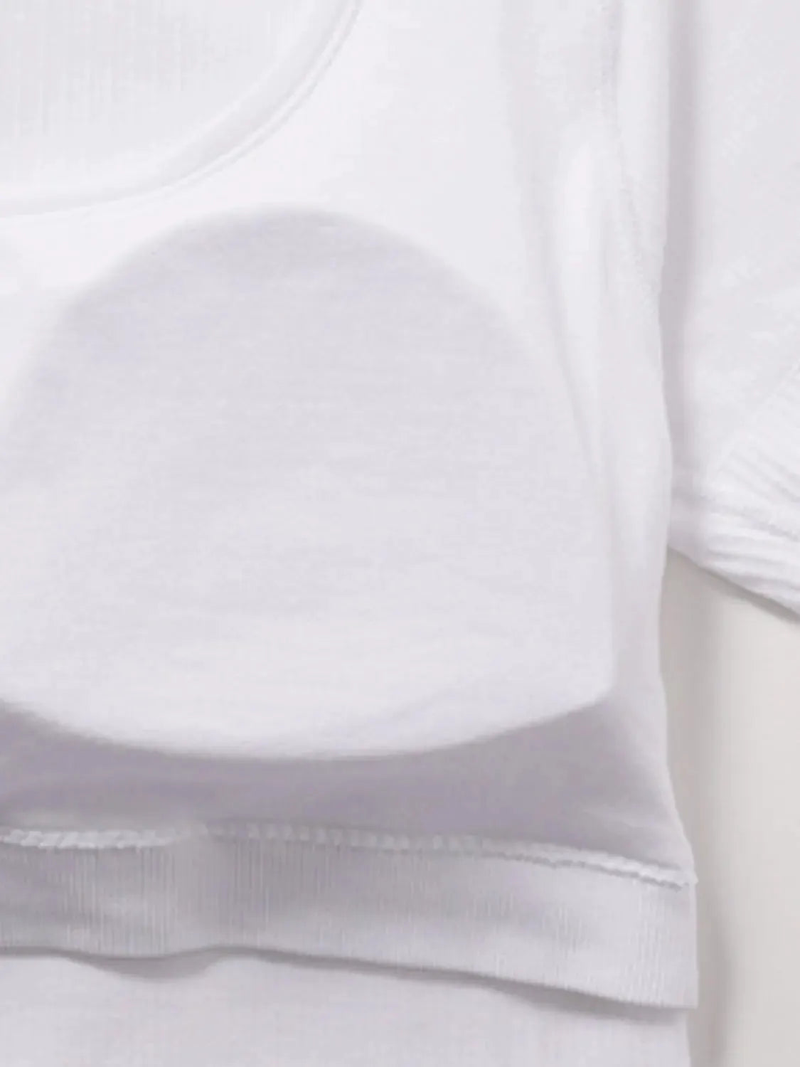Square Neck Active T-Shirt with Detachable Chest Pads by Partner Label