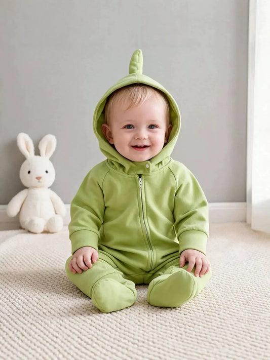 Children's Antenna Hooded One-Piece Jumpsuit by Trendsi