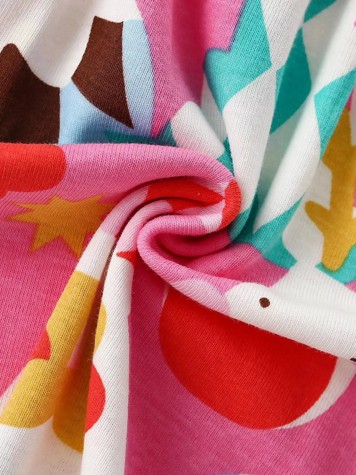 Children's Christmas Print Long-Sleeve A-Line Dress by Trendsi