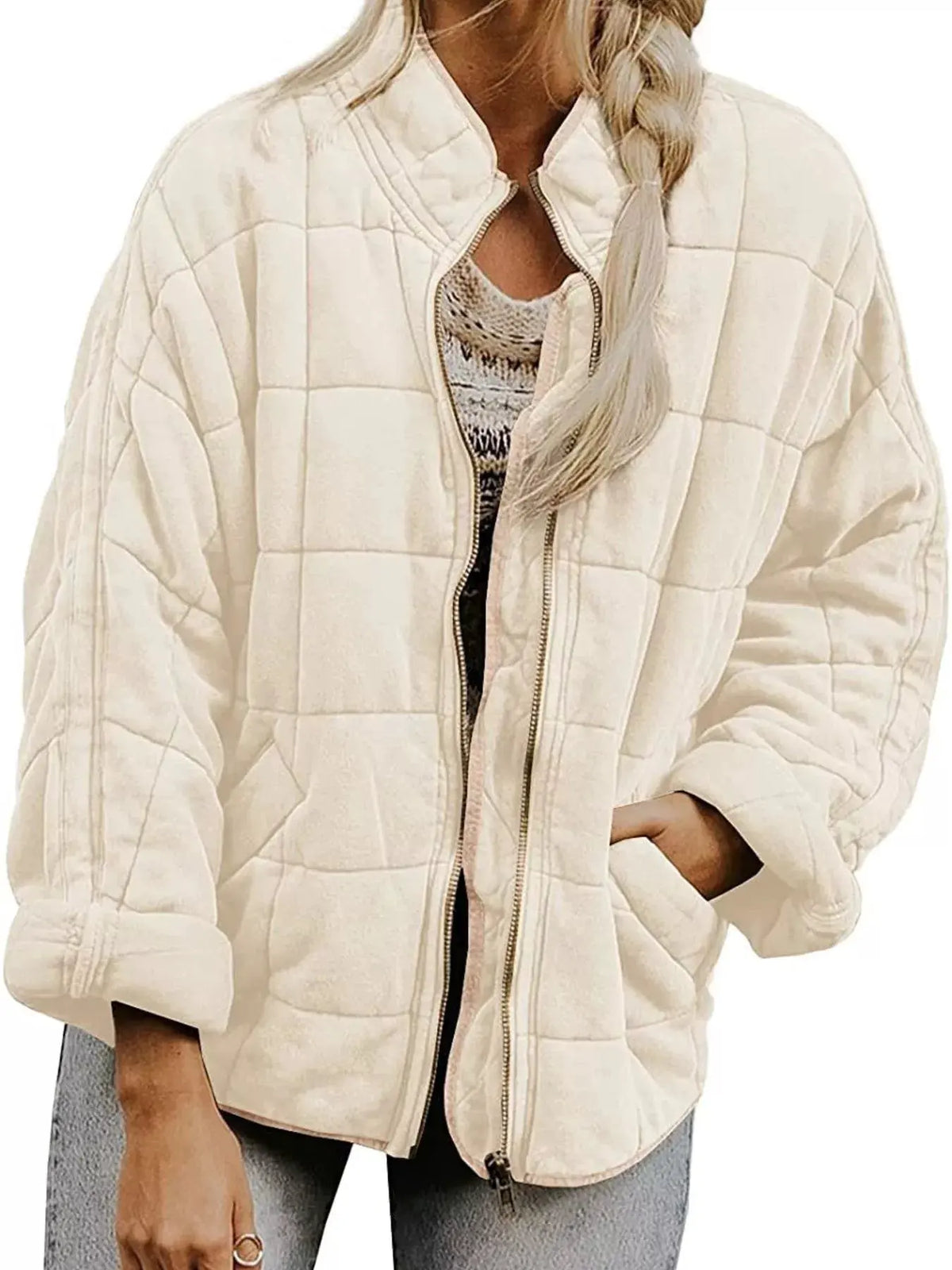 Quilted Zip Up Outerwear | Partner Labels Selection by Partner Label