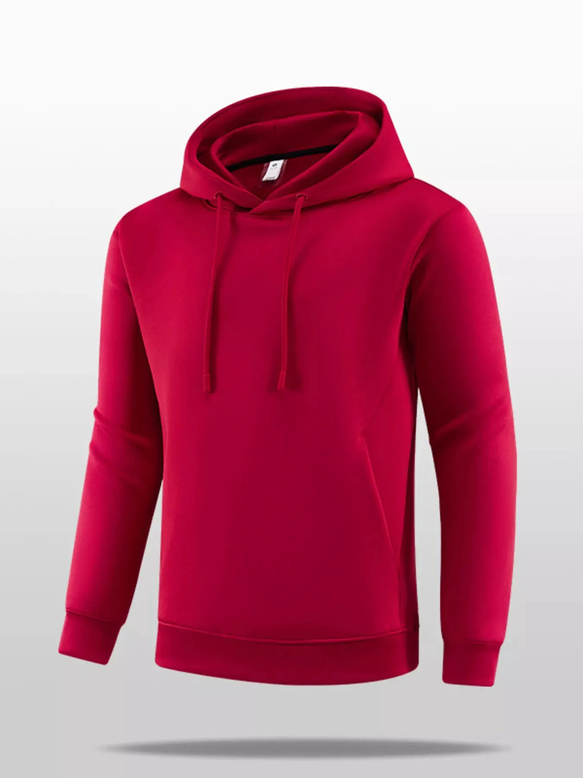 Men's Full Size Kangaroo Pocket Drawstring Hoodie Plus Size by Trendsi