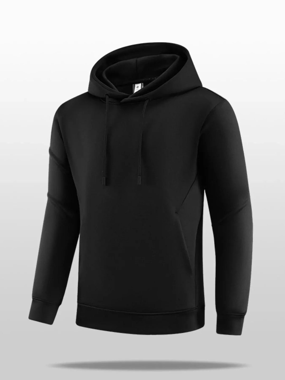 Men's Full Size Kangaroo Pocket Drawstring Hoodie Plus Size by Trendsi