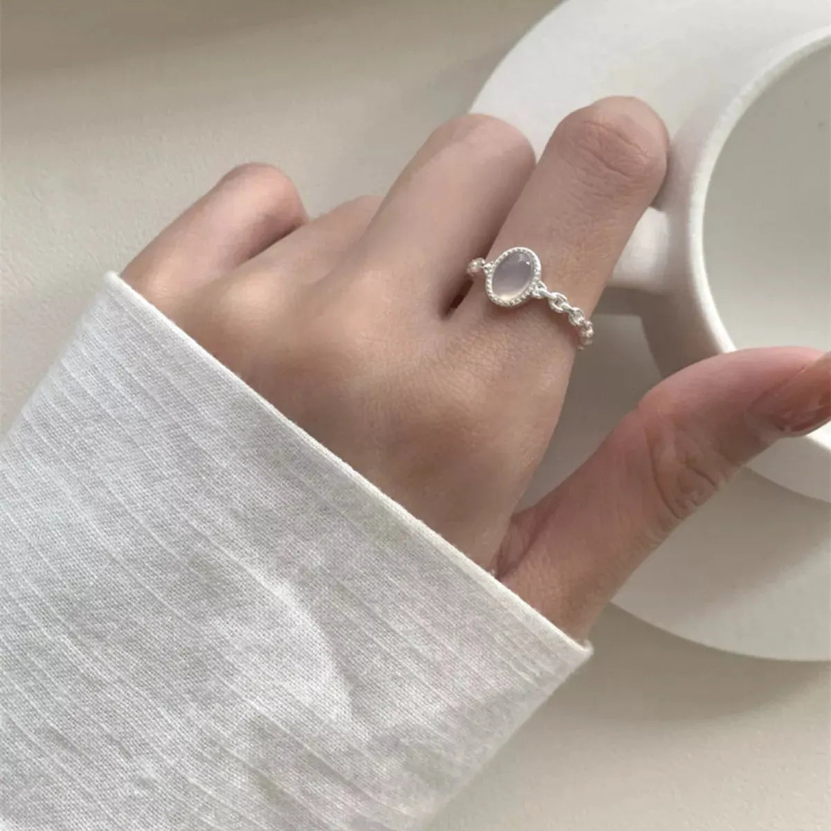 925 Sterling Silver Open Ring by Partner Label