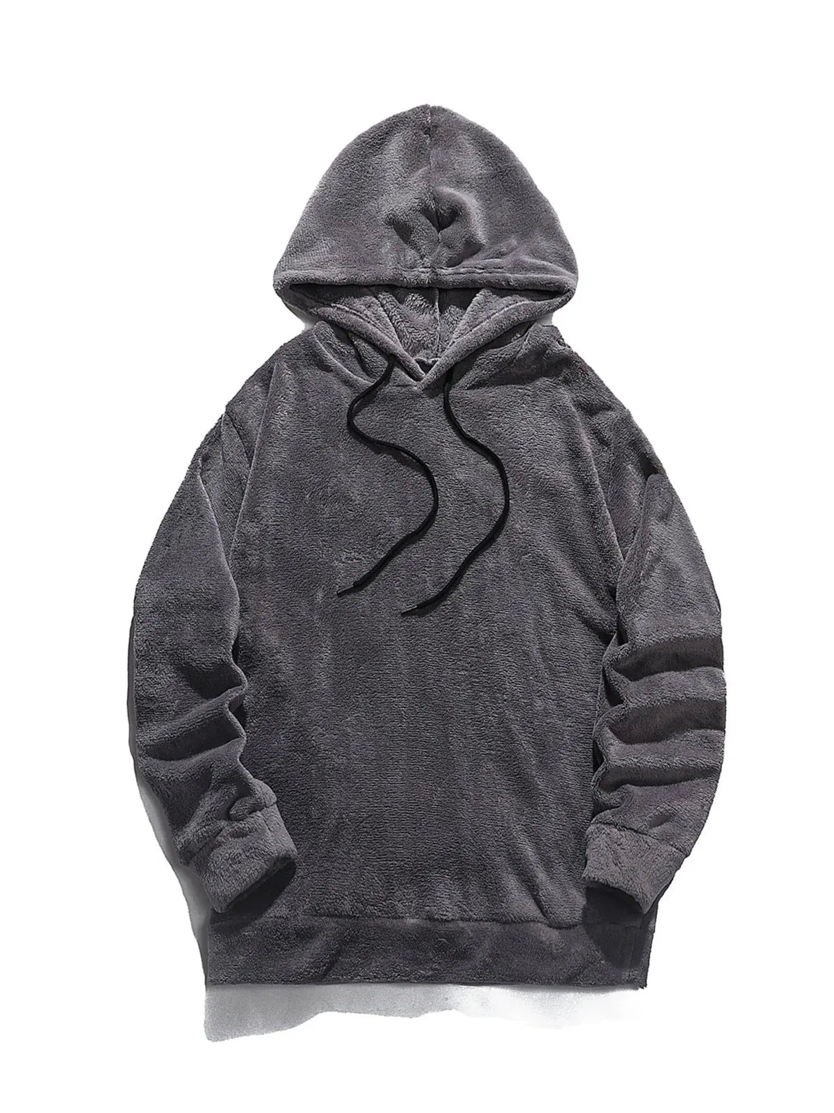 Men's Drawstring Long Sleeve Fleece Hoodie by Partner Label