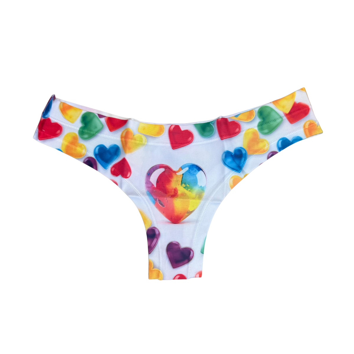 Memème Women’s Ultra-Comfortable VIVID LIFE - Sweet Heart Panties | Breathable Cotton Crotch, Stretchy Fit by Mememe