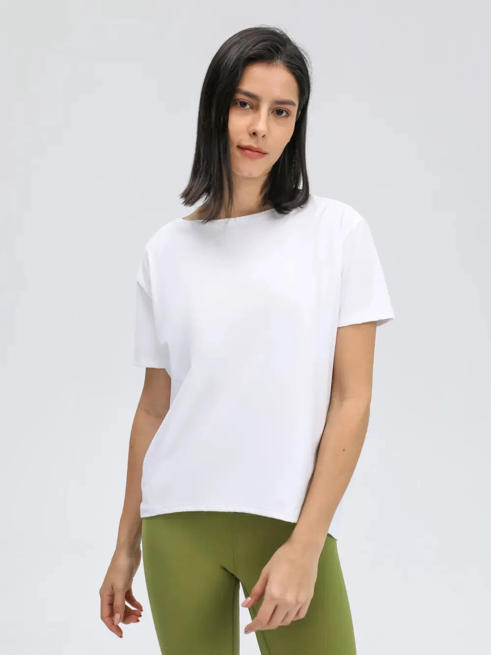 Millennia Round Neck Short Sleeve Active T-Shirt by Millennia