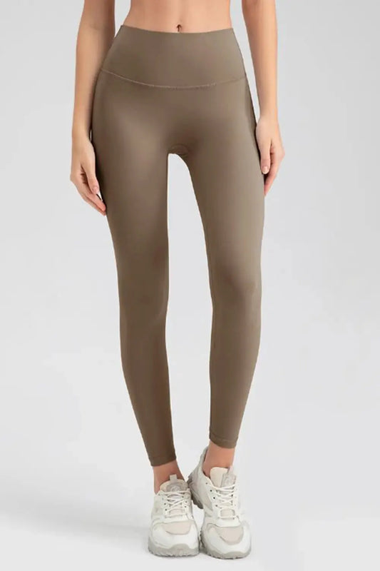 Wide Waistband Sport Leggings by Partner Label