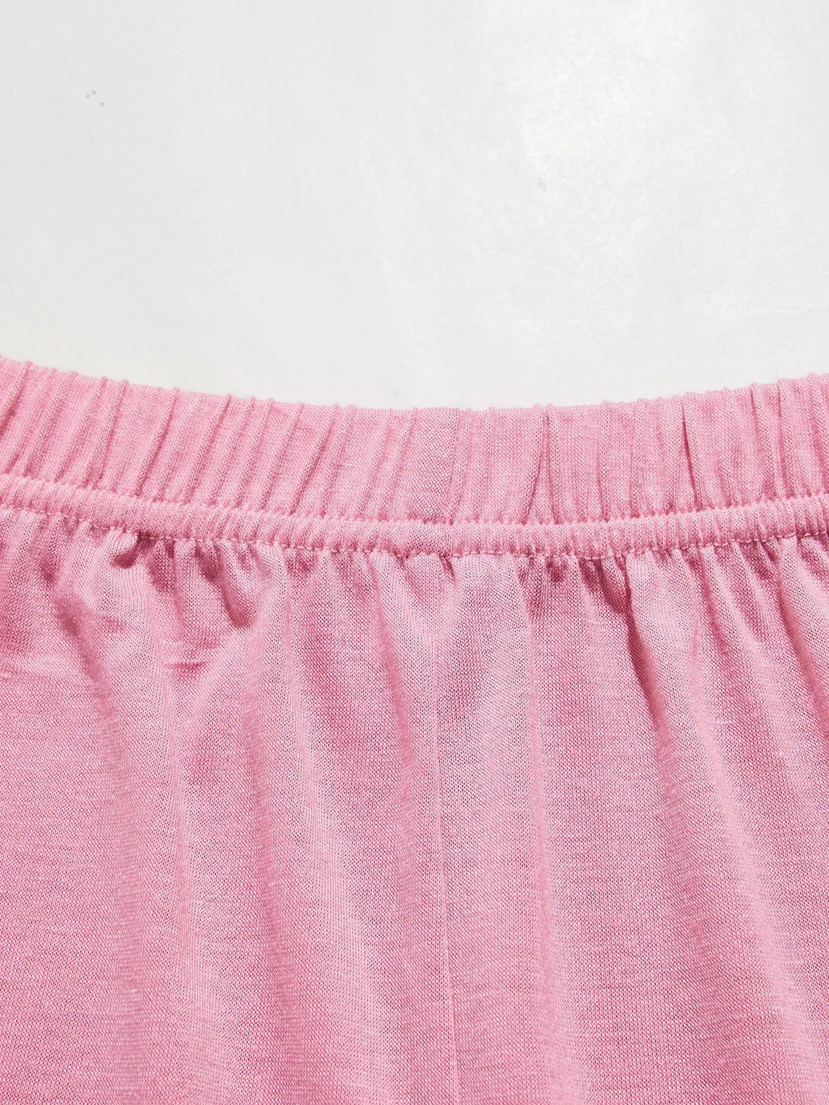 V-Neck Lace Trim Slit Cami and Pants Pajama Set by Partner Label