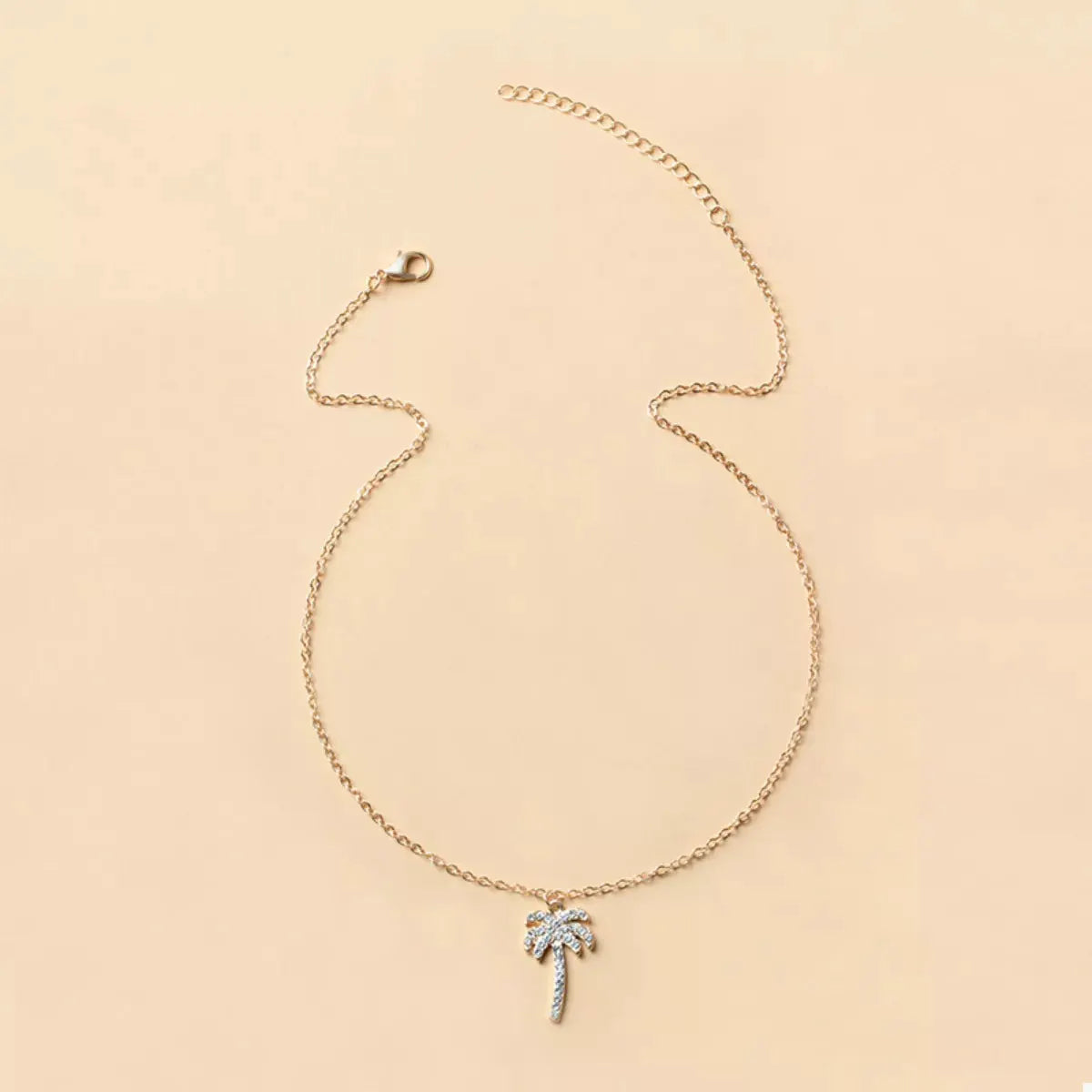 Palm Tree Pendant Necklace by Partner Labels