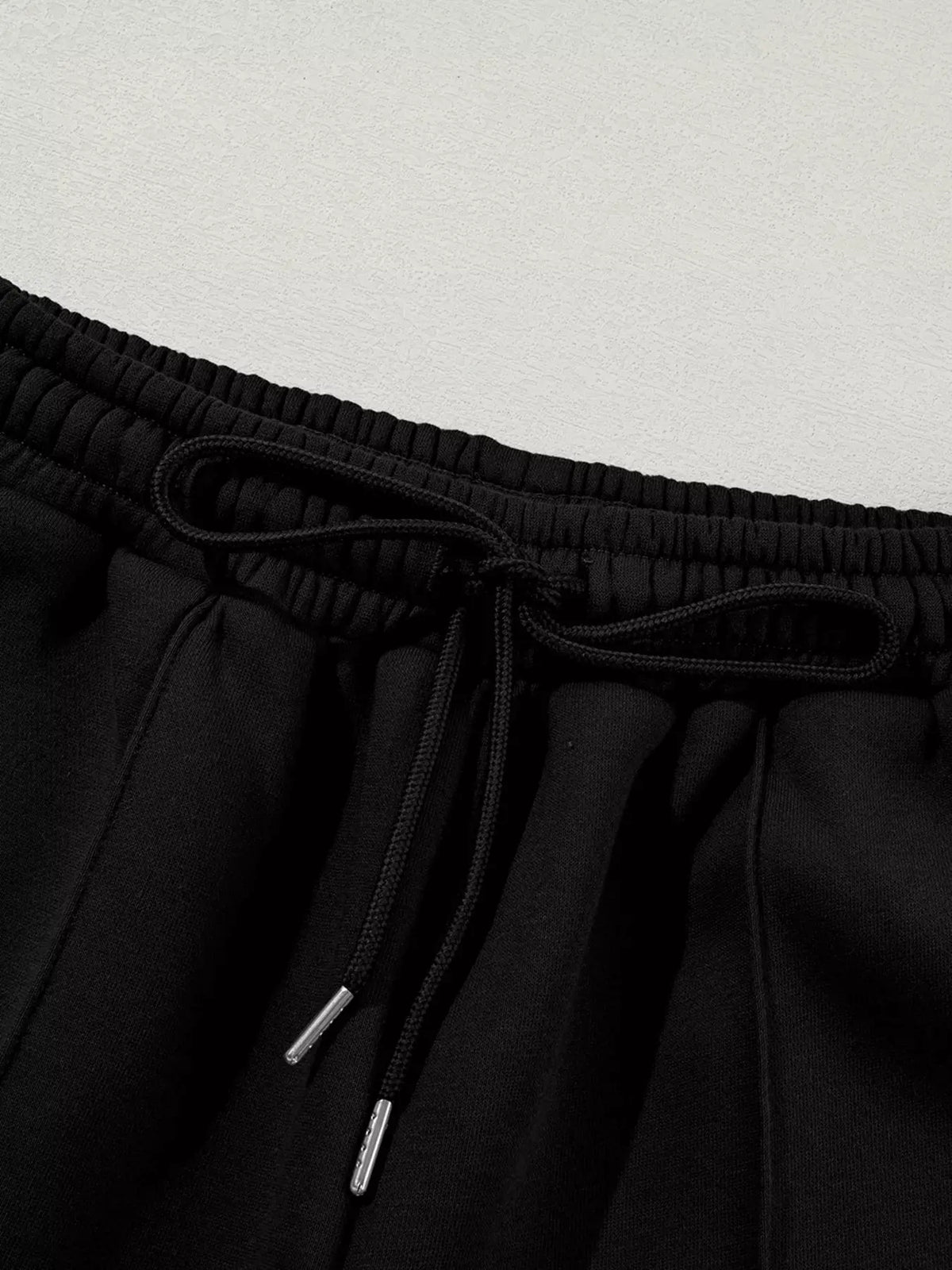 Drop Shoulder Zip Up Jacket and Drawstring Pants Active 2pcs Set by Partner Label