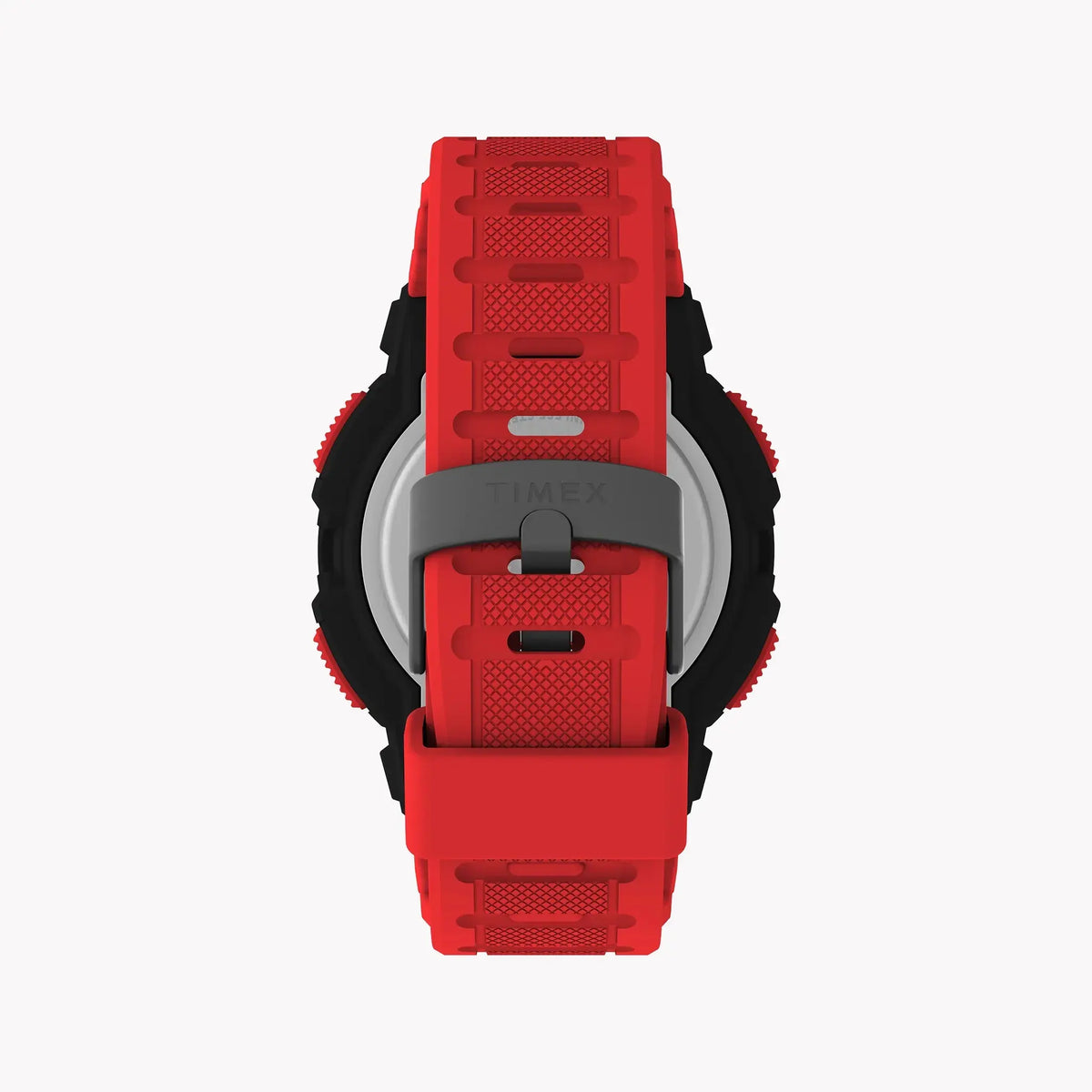 Timex Men's Red Digital Watch, Black Resin Case | T5k892 by TIMEX