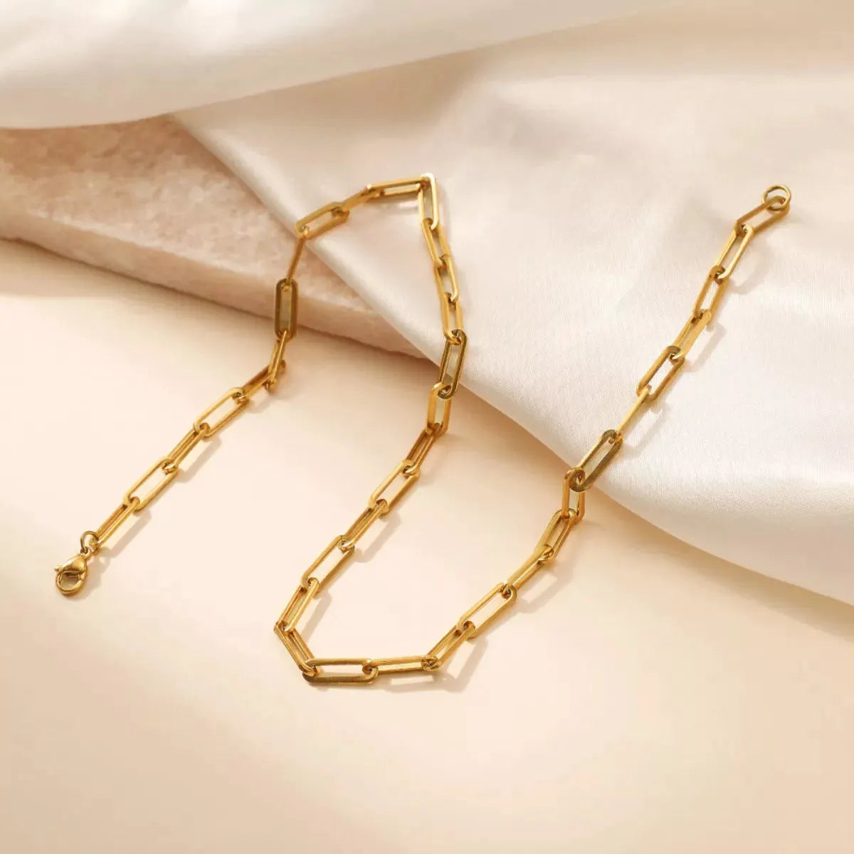 18K Gold-Plated Chain Necklace by Partner Labels