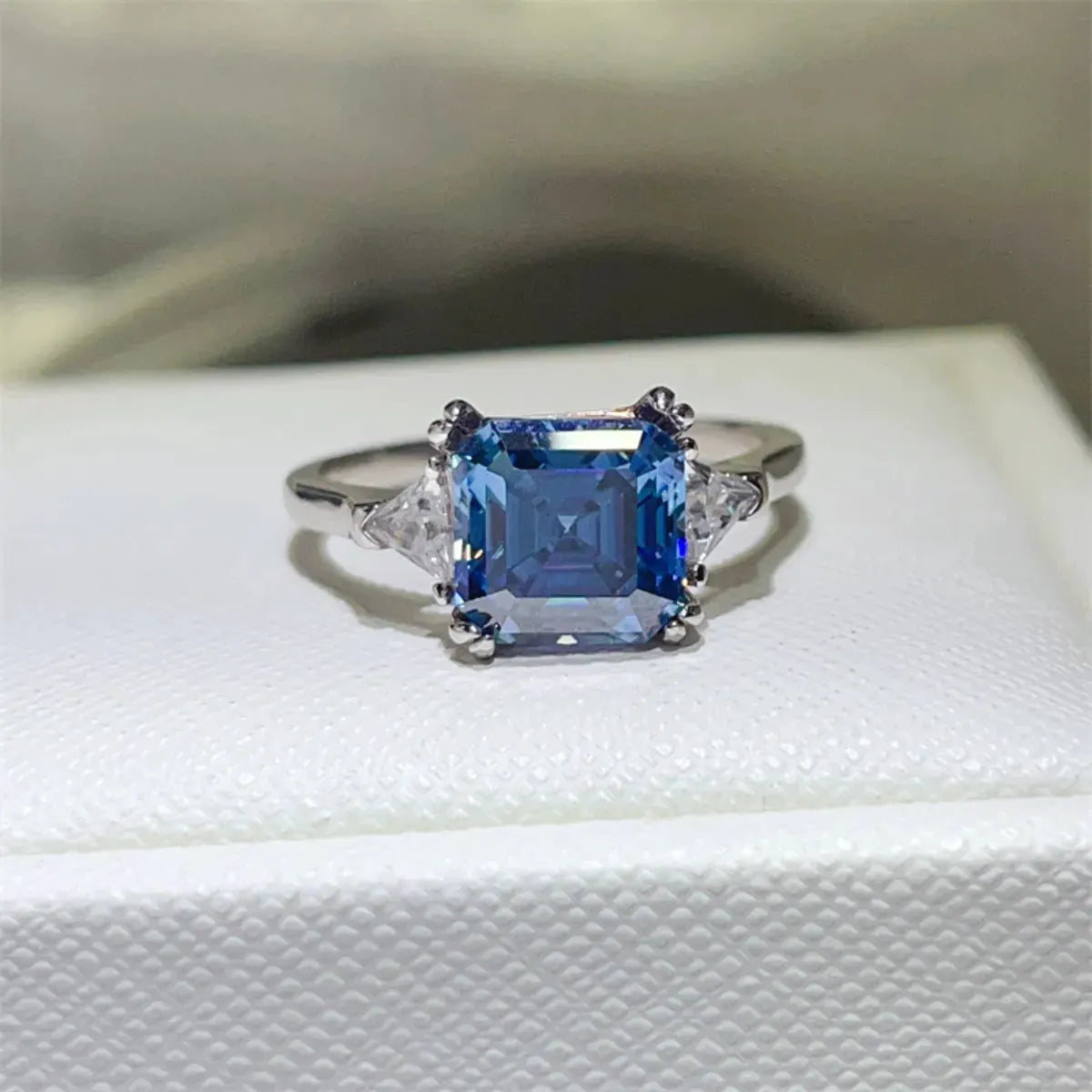 3 Carat Moissanite 925 Sterling Silver Ring by Partner Label