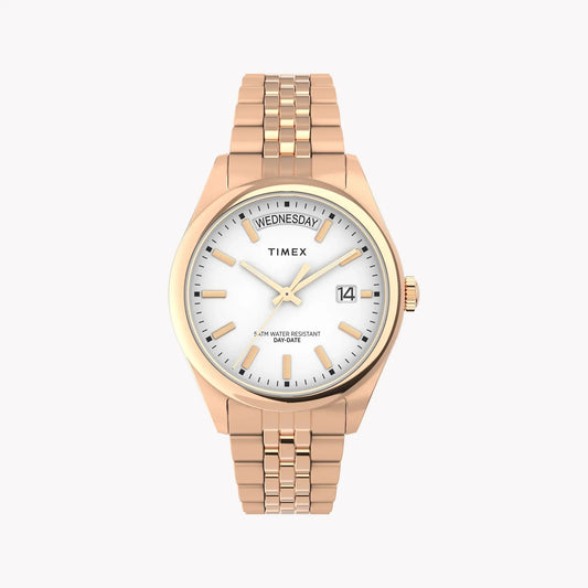 Timex Women's Legacy Rose Gold Watch, Stainless Steel | T2p201 by TIMEX