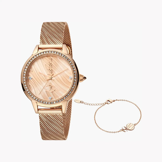 Just Cavalli Women's Rose Gold Watch, Elegant Dial | Jc1l146m0075 by JUST CAVALLI