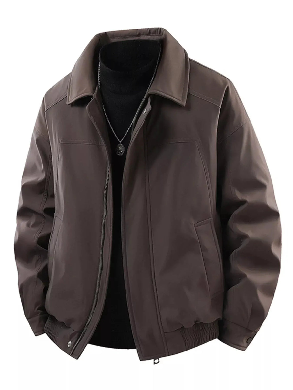 Men's Zip Up Casual Jacket by Partner Label