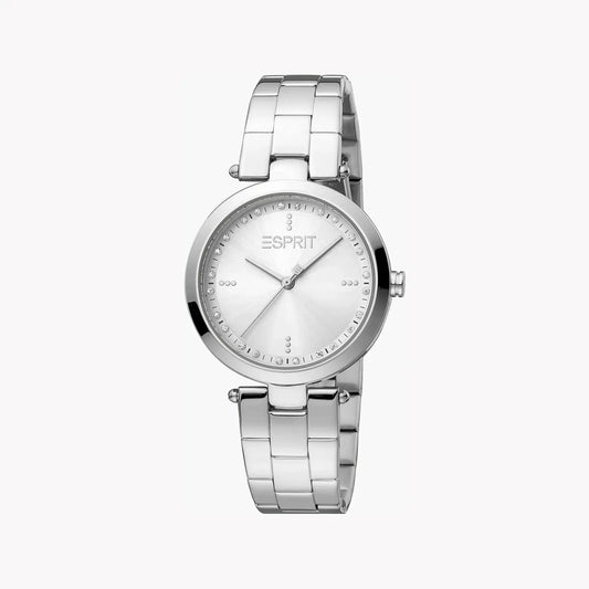 Esprit Women's Silver Stainless Steel Watch, Silver Dial | Es1l233m0035 by ESPRIT