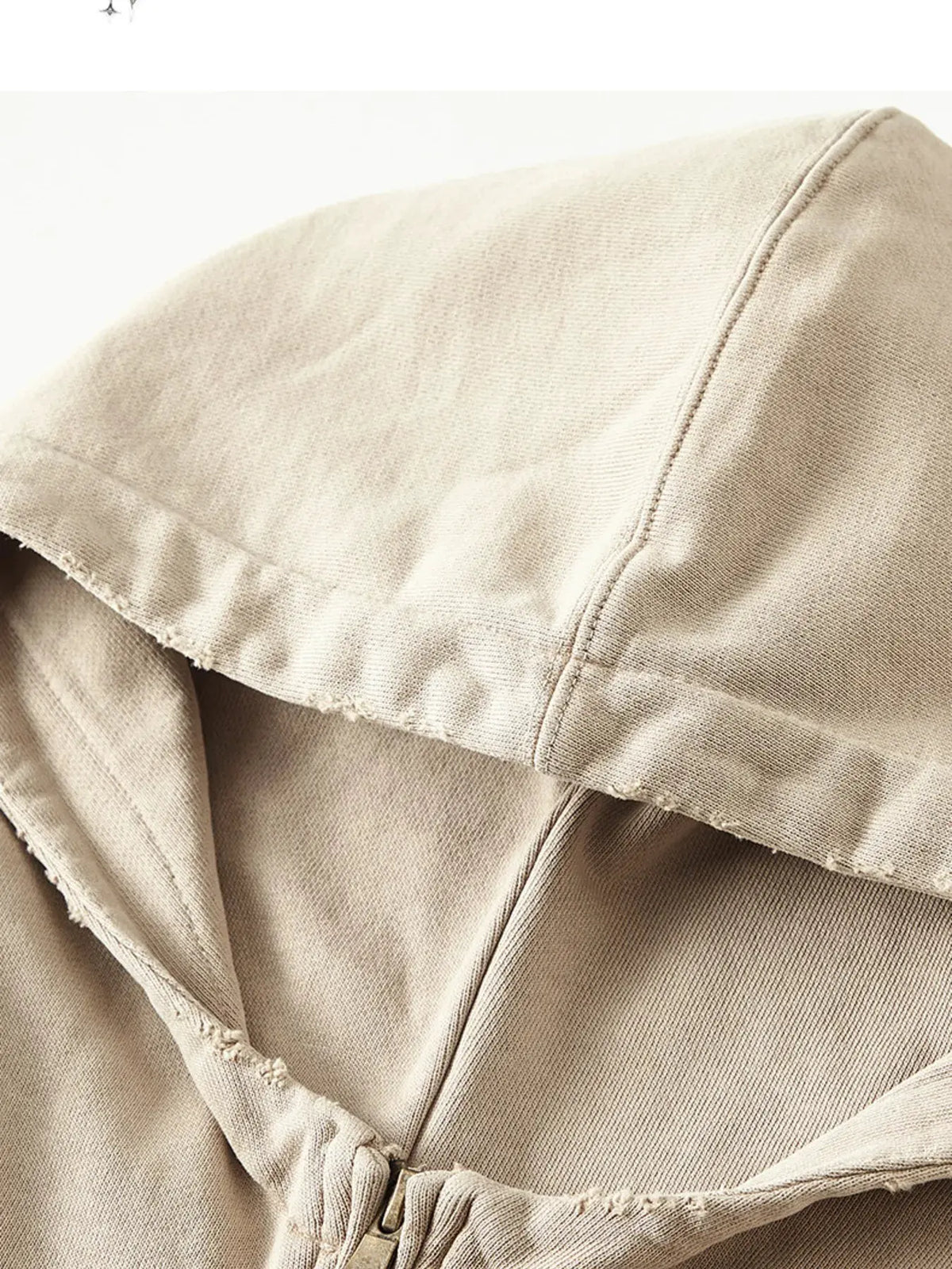 Men's Washed Quarter-Zip Hoodie with Kangaroo Pocket by Trendsi